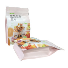 Yogurt Fruit Oatmeal Food Packaging Bag Stand Up Zipper Aluminum Foil Bag